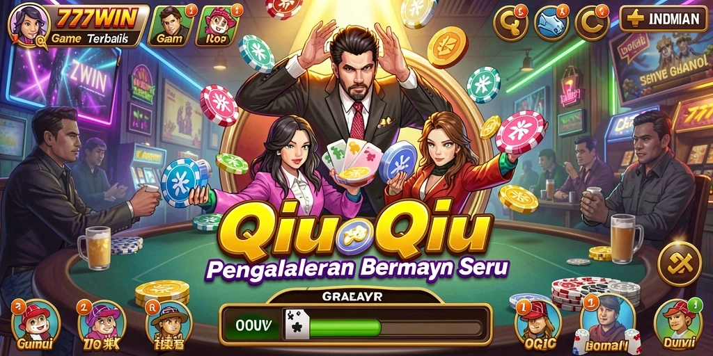 Gameplay seru dengan kartu QiuQiu yang menarik.