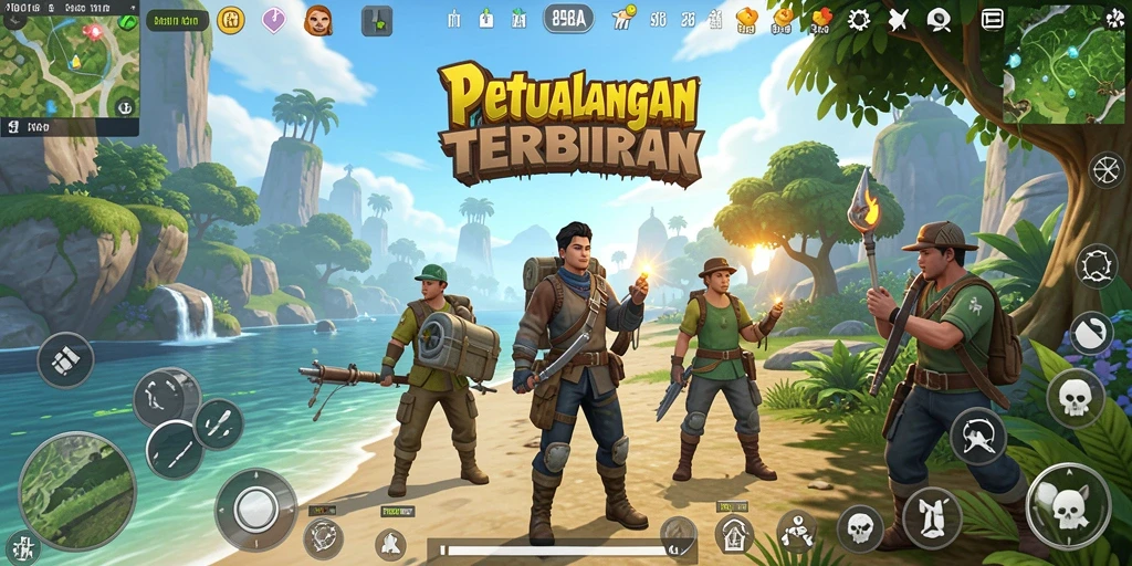 Tampilan gameplay Open World 898A yang penuh petualangan.