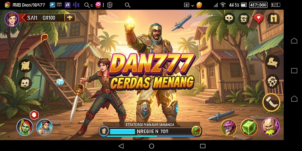 Screenshot permainan <strong>DAN777</strong> yang menampilkan strategi epik dan pertempuran intens.