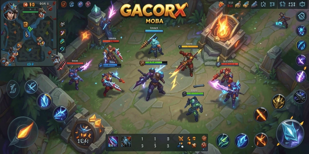 Tampilan gameplay GACORX yang seru dan menegangkan.