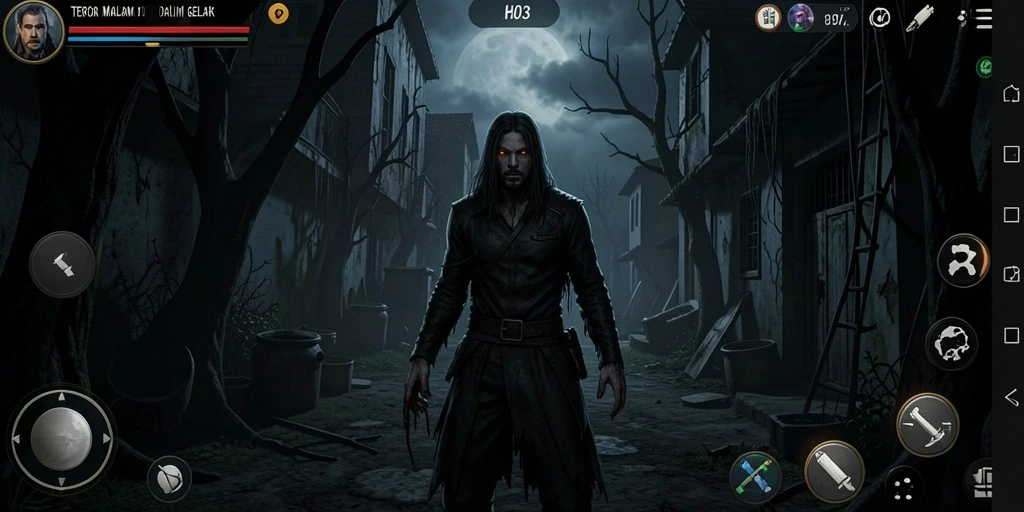 Gameplay H03 yang menegangkan dan penuh kengerian.
