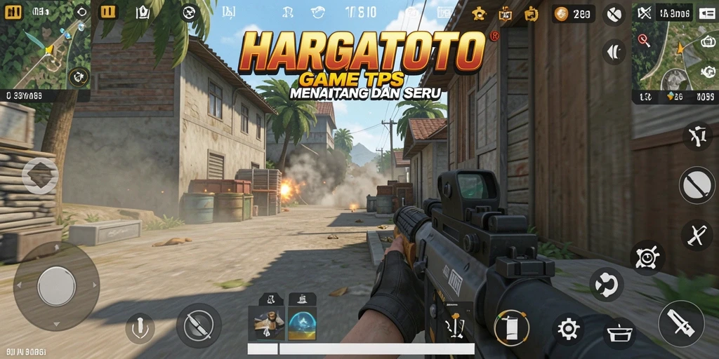 Screenshot gameplay HARGATOTO yang penuh aksi dan seru.