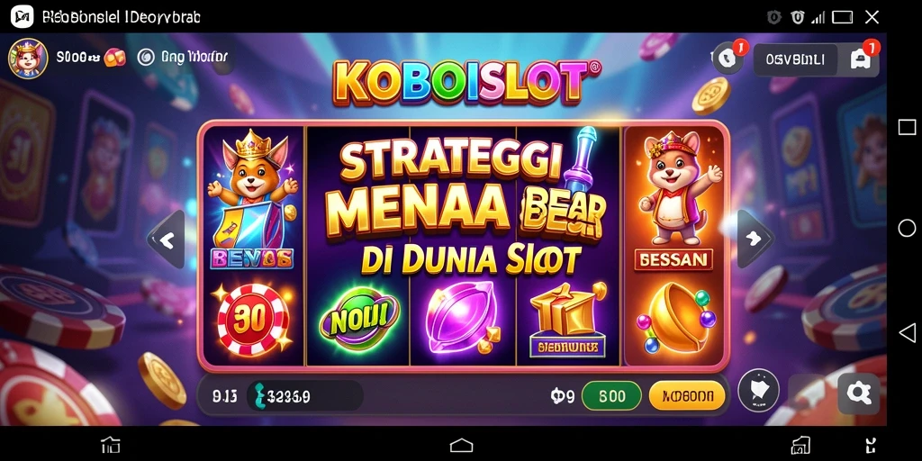 Tampilan gameplay KOBOISLOT yang menarik dan penuh strategi.