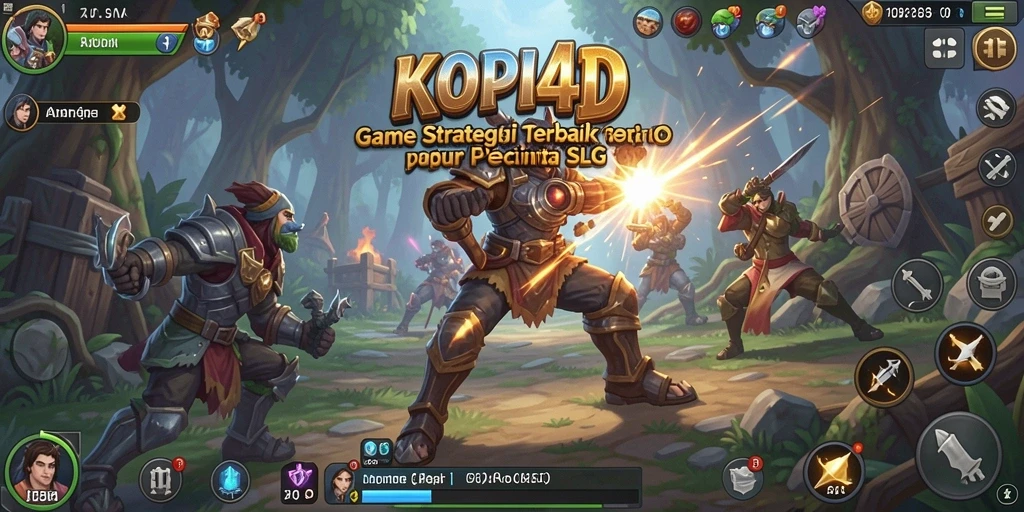 Tampilan menarik dari pertempuran strategis di KOPI4D.