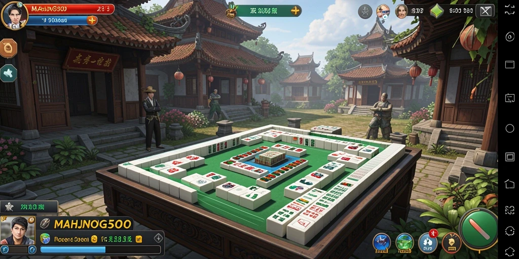 Tampilan menakjubkan dari dunia terbuka MAHJONG500.