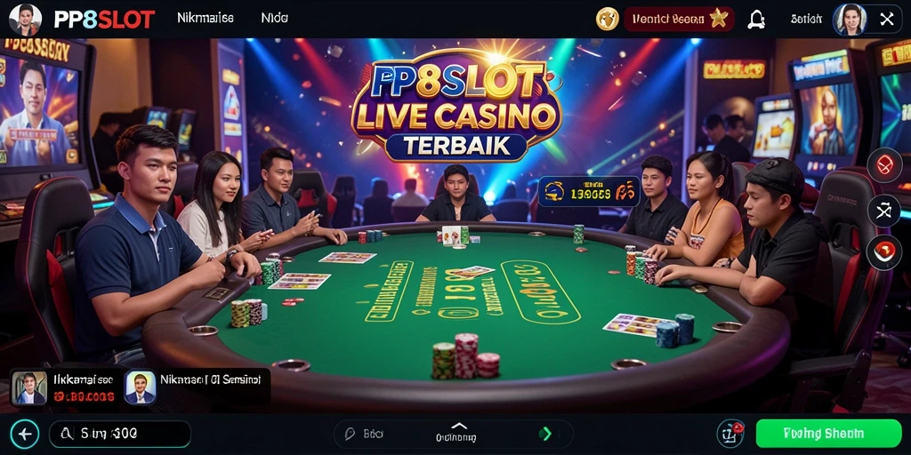 Gameplay menarik di aplikasi Live Casino PP8SLOT.