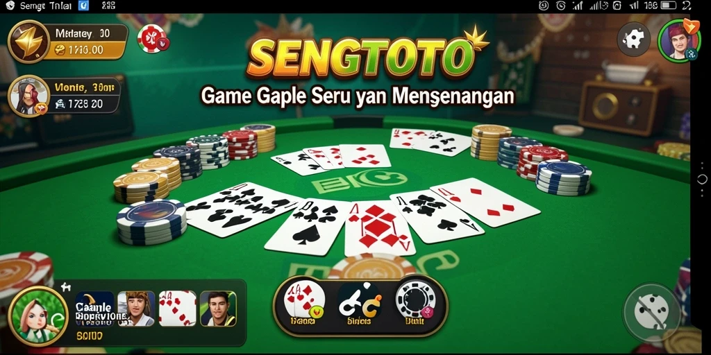 Gameplay seru Gaple di SENGTOTO dengan grafik menarik.