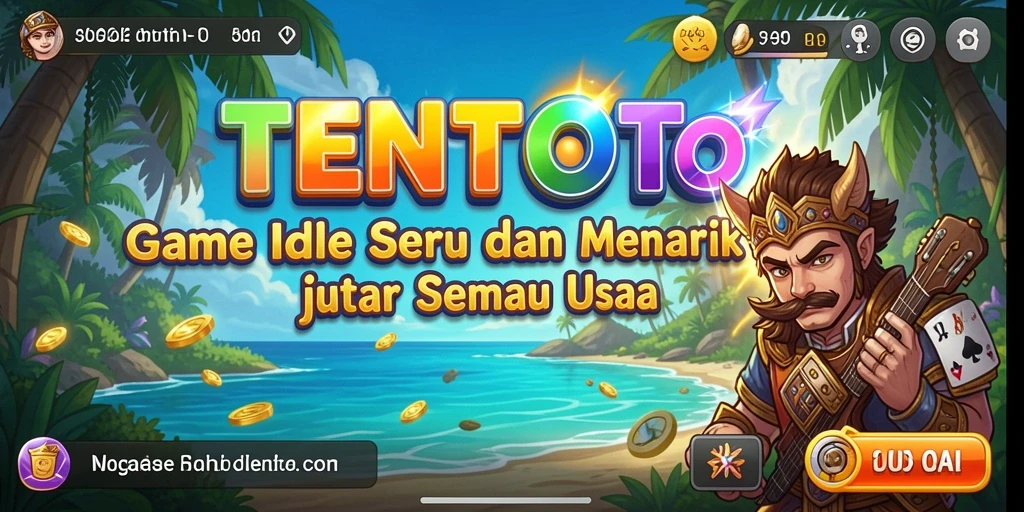 Tampilan gameplay TENTOTO yang mengasyikkan dalam genre Idle.