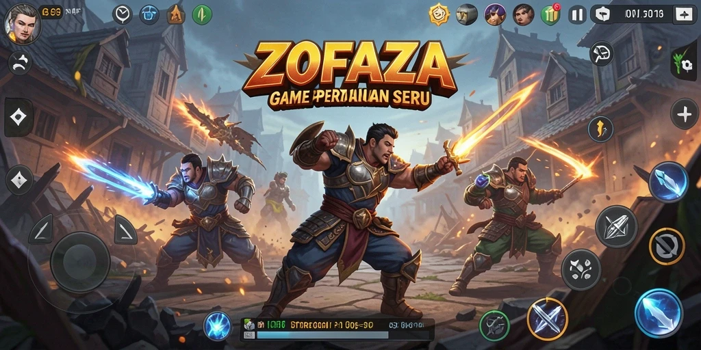 Tampilan gameplay ZOFAZA yang menarik dan menegangkan.